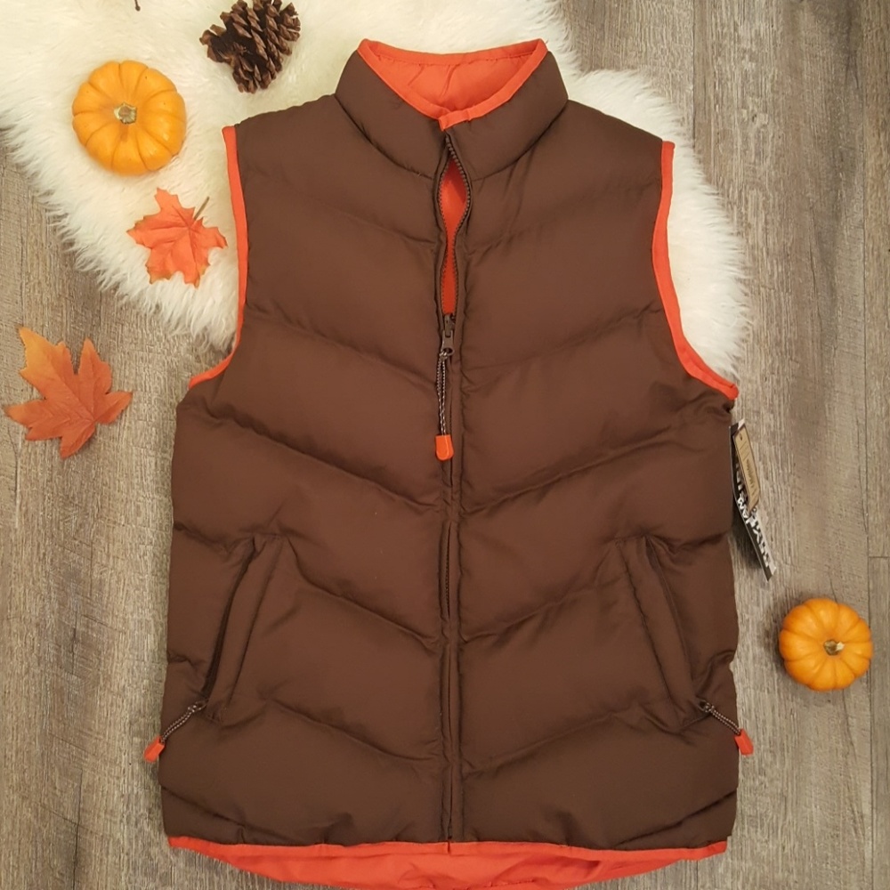 New Arizona Jean Company Reversible Vest Sz L NWT